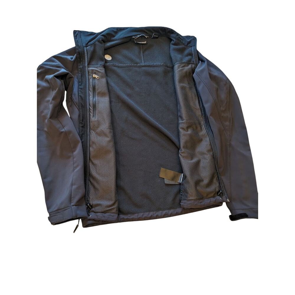 Marmot Softshell Jacket Mens Medium Windproof Zip… - image 4